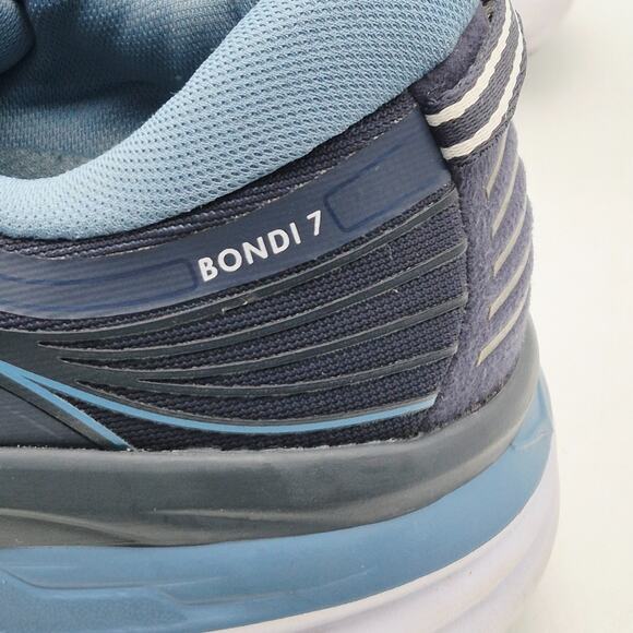 Hoka One One Bondi 7 Running Shoes Mens US Size 11.5M Ombré Blue Provincial Blue main image 11
